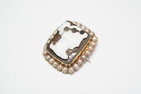 Image 2 of Early Victorian 14k Yellow Gold, High Relief Carved Stone Cameo - Lovely Lady in Profile Cameo Br...