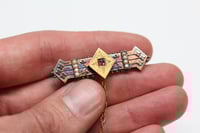 Image 3 of Victorian 15ct Rose Gold Bar Pin, with Original Velvet Box - Truly Exquisite Patina