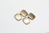 Image 3 of Art Deco 14k Gold Cuff Links - Exquisite Original Patina
