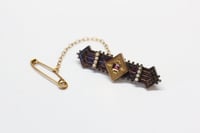 Image 4 of Victorian 15ct Rose Gold Bar Pin, with Original Velvet Box - Truly Exquisite Patina