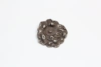 Image 4 of Art Nouveau Sterling Silver Poppy Blossom Brooch - Antique Pin - All Original 1890s Era Brooch