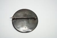 Image 5 of Art Nouveau Woman and Water Lilies Brooch - Exquisite Art Nouveau Brooch or Pin - Water Lily and ...