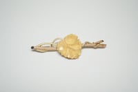 Image 1 of Antique, Victorian 14k Two-Tone Gold Grape Leaf and Branch Brooch - Exquisite Patina