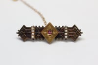 Image 6 of Victorian 15ct Rose Gold Bar Pin, with Original Velvet Box - Truly Exquisite Patina