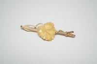Image 2 of Antique, Victorian 14k Two-Tone Gold Grape Leaf and Branch Brooch - Exquisite Patina