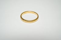 Image 1 of Vintage 22k Yellow Gold Wedding Band - 2.95mm Wide Wedding Band - Lovely High Karat Gold