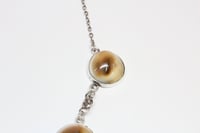 Image 7 of Vintage Artisan Made Sterling Silver, Operculum Necklace - Hand Fabricated
