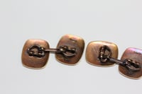 Image 7 of Art Deco 14k Gold Cuff Links - Exquisite Original Patina