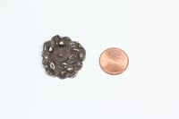 Image 8 of Art Nouveau Sterling Silver Poppy Blossom Brooch - Antique Pin - All Original 1890s Era Brooch