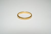 Image 3 of Vintage 22k Yellow Gold Wedding Band - 2.95mm Wide Wedding Band - Lovely High Karat Gold