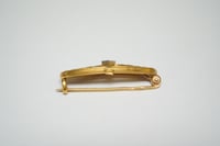 Image 4 of Antique 18kt Yellow Gold, Diamond Scarf Pin - Truly an Exquisite Old Brooch - Wreath Style