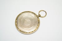 Image 8 of Antique 10k Gold and Gold Filled Locket with Painted Portrait - Victorian Era
