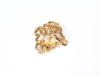 Image 2 of Art Nouveau 9k Gold Water Lily Brooch - Chatelaine - Pin - Exquisite and All Original