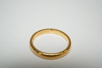 Image 5 of Vintage 22k Yellow Gold Wedding Band - 2.95mm Wide Wedding Band - Lovely High Karat Gold