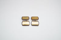 Image 4 of Art Deco 14k Yellow Gold Cuff Links - Exquisite Original Art Deco, Edwardian Era Cuff Links - Sig...