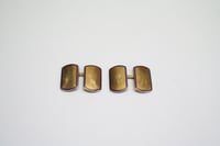 Image 5 of Art Deco 14k Yellow Gold Cuff Links - Exquisite Original Art Deco, Edwardian Era Cuff Links - Sig...