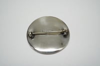 Image 4 of Art Nouveau Sterling Silver, Figural, Floral Brooch - Exquisite Woman in Profile - Made by Foster...