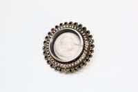Image 1 of Victorian 10k Gold, Cameo Civil War Mourning Brooch - Original, Unique Antique Mourning Brooch or...