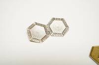 Image 4 of Art Deco 14k Gold, Platinum Cuff Links - Exquisite Quality and Original Patina
