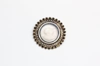 Image 2 of Victorian 10k Gold, Cameo Civil War Mourning Brooch - Original, Unique Antique Mourning Brooch or...