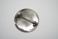 Image 5 of Art Nouveau Sterling Silver, Figural, Floral Brooch - Exquisite Woman in Profile - Made by Foster...