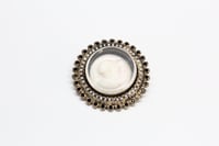 Image 3 of Victorian 10k Gold, Cameo Civil War Mourning Brooch - Original, Unique Antique Mourning Brooch or...