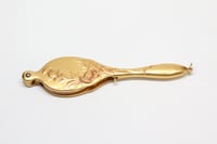 Image 4 of Art Nouveau 14k Gold Lorgnette with Original Box - Absolutely Exquisite - Thistle Motif - All Ori...