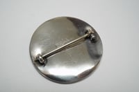 Image 6 of Art Nouveau Sterling Silver, Figural, Floral Brooch - Exquisite Woman in Profile - Made by Foster...