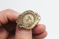 Image 6 of Victorian Gold-Filled Brooch - Hand-Engraved - Antique Rolled Gold Plated