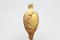 Image 7 of Art Nouveau 14k Gold Lorgnette with Original Box - Absolutely Exquisite - Thistle Motif - All Ori...