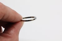 Image 6 of Antique 18k White Gold Wedding Band