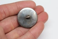 Image 7 of Antique English Sterling Silver Ornate Buttons - Large Scale Silver Coat Buttons - Dated 1901 - H...