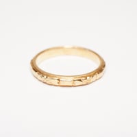 Image 3 of Vintage 22k Yellow Gold Pattern Wedding Band - 2.75mm Wide Wedding Band - Lovely High Karat Gold