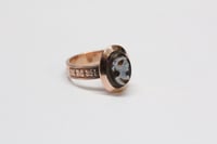Image 9 of Victorian 14k Rose Gold, Sardonyx Hardstone Cameo Ring - Hand-Carved - Exceptional
