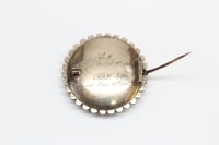 Image 8 of Victorian 10k Gold, Cameo Civil War Mourning Brooch - Original, Unique Antique Mourning Brooch or...