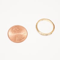 Image 5 of Vintage 22k Yellow Gold Pattern Wedding Band - 2.75mm Wide Wedding Band - Lovely High Karat Gold