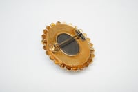 Image 8 of Large, Exquisite Early Victorian 18k Yellow Gold, Hardstone Agate Cameo - Mourning Brooch - Excep...
