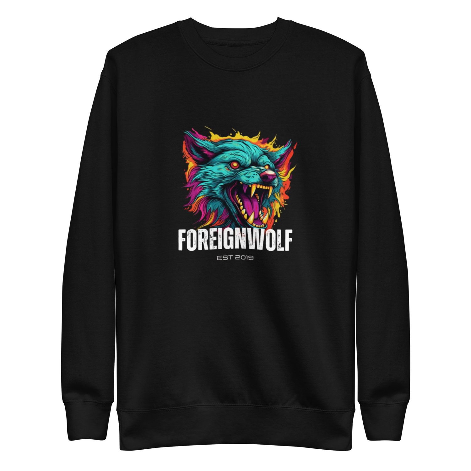 Image of ForeignWolf Wolf Head Sweatshirt