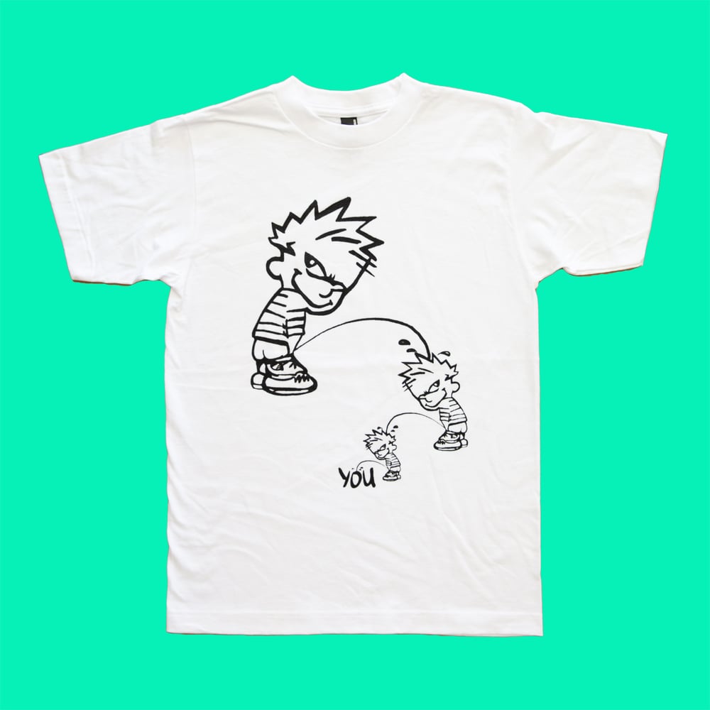 Image of TRICKLE DOWN CALVINOMICS SHIRT