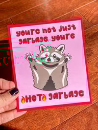 Hot Garbage Greeting Card
