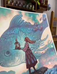 Image 5 of  Neptune's Storm ~ Hand embellished print edition