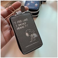 Image 1 of Snoopy Double Pocket Key Case