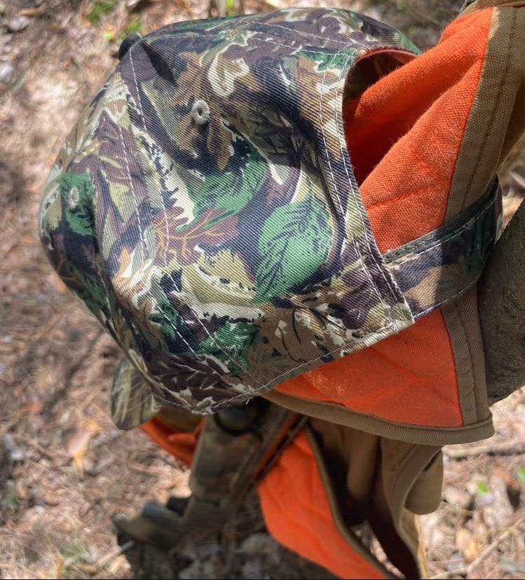 Image of ORANGE CAMO HAT 