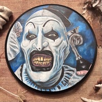 10" Wood Plaque "Art the Clown"