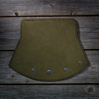Image 1 of Battle Axe Mudflap - Green/Black