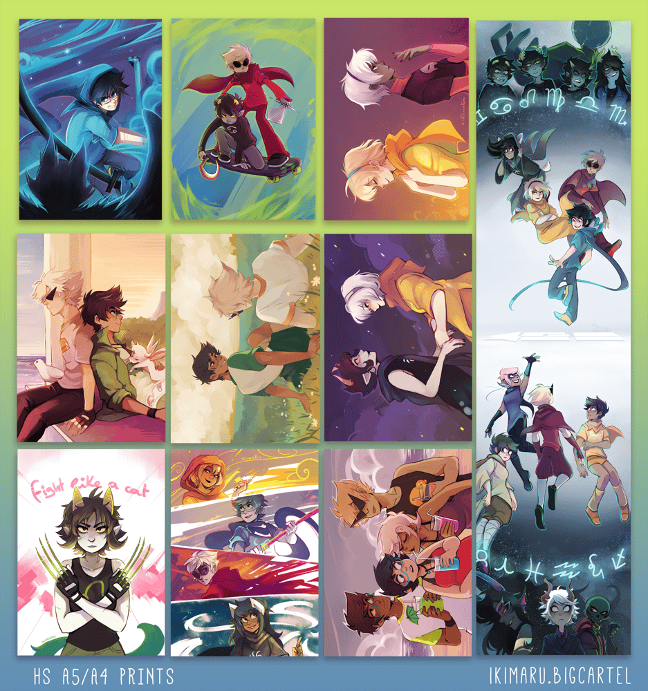 Image of HS A5 and A4 prints