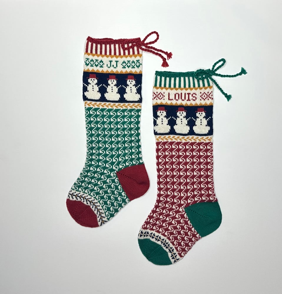 Image of Snowman Christmas Stocking