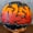Image of Airbrushed Basketball, Block Graffiti in Bubble Cloud