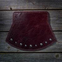 Image 1 of Battle Axe Mudflap - Maroon/Black II