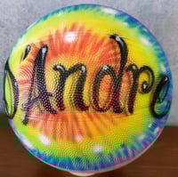 Image of Airbrush Basketball, Tie Dye Design